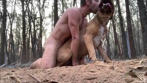 Fucked Up Bestiality - Shredded guy fucking a sexy brown animal in the woods