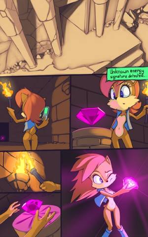 Amy Sally Acorn Porn - e621 2014 anthro brown_fur butt chipmunk comic digital_media_(artwork)  female fur gem mammal rodent