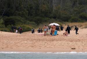 hispanic beach nude - Dozens of African migrants storm Spanish holiday beach popular with Brits  stunning naked bathers | The Sun