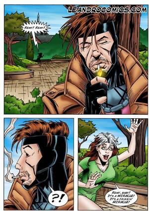 Gambit Porn - Leandro Comics Rogue loses her powers.. at XXX Cartoon Sex .Net