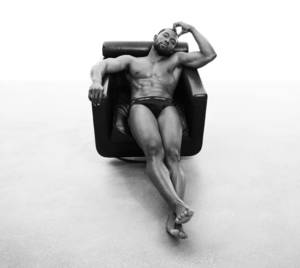 Calvin Klein Panties Fuck - Trevante Rhodes in one of Calvin Klein's underwear ads with the men