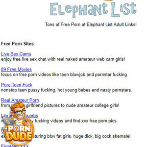 Elephant List - ElephantList - Elephantlist.com - SalÃ³n de la Fama