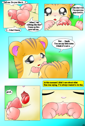 Hamster Porn Comics - Rule 34 - blush brother brother and sister comic curby cute dialogue  english text erection fellatio female fur hamster hamtaro (series) incest  male mammal open mouth oral oral penetration orange fur outside