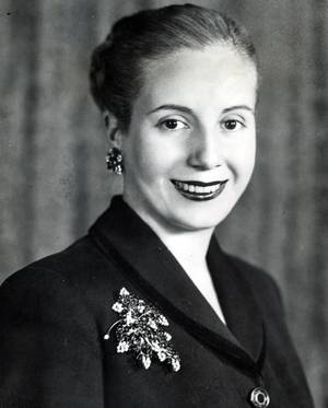 Diane Webbers Pussy Open - Official portrait of Eva PerÃ³n circa 1949.