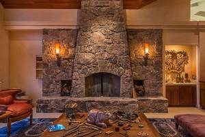 fireplace - Property Porn: $4.6m Secluded Wine Country Estate | 7x7