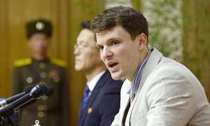 Korean Student Sex - Otto Frederick Warmbier at a news conference in Pyongyang, 2016.