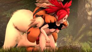 Flannery Porn Pov - Pokemon - Flannery trying to catch an Arcanine - Anime XXX