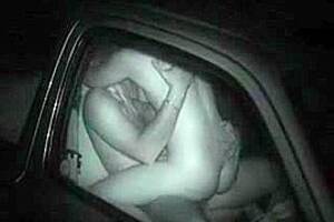 Hidden Car Voyeur - Voyeur films a couple inside car -- Hidden Cam Sex