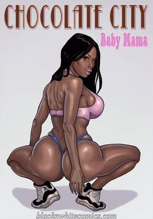 black milf cartoon - Chocolate City [BlackNWhiteComics] Porn Comic - AllPornComic