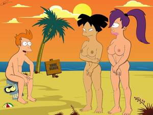 futurama nude beach scene - Futurama Amy Wong Naked - XXGASM