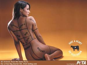 Murder Porn Meme - PETA casts women in a pornographic pose to promote animal rights. Meat is  murder; PETA is Porn.