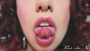 Drooling Tongue Out Porn - 50.83K 95% â™¥ â™¡ â™¥ Maria Alive - POV, tongue fetish - Preview â™¥ â™¡ â™¥ 0:32 HD