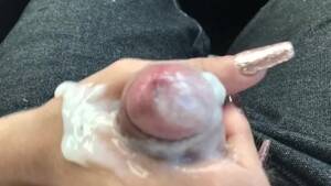 messy cum - Watch how she clean the cum after a messy cumshot Porn Videos - Tube8