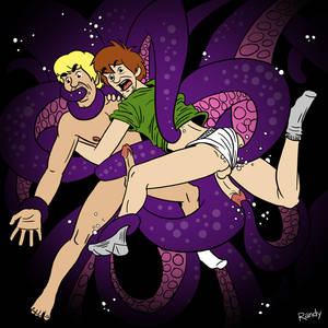 Gay Anime Tentacle Porn - Fred and Shaggy Fucked with Tentacles