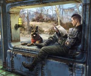 Easy Pete Fallout New Vegas Porn - Fallout Sole Survivor & Dogmeat by Lei-Ren on DeviantArt