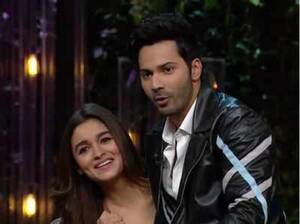 Alia Bhatt Xxx Videos - alia bhatt varun dhawan: Koffee with Karan season 5: Badrinath ki Dulhania  stars Alia Bhatt, Varun Dhawan share great off-screen chemistry