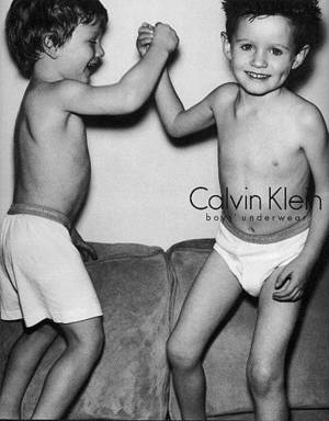 Calvin Klein Panties Fuck - kids underwear ad