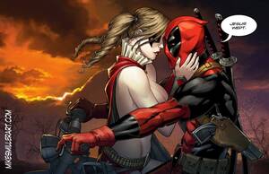 Deadpool And Harley Quinn Cartoon Porn - Deadpool and Harley Quinn vs Batman and The Joker - Battles - Comic Vine