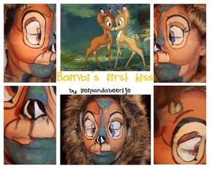 famous cartoon bambi xxx - xxX Bambi's first kiss Xxx