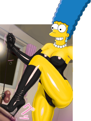 Footjob Marge Simpson Porn - Marge Simpson Dominatrix | BDSM Fetish