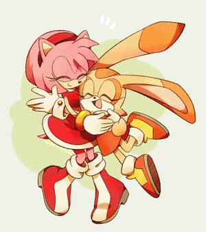 Cream The Rabbit And Amy Rose Porn - 107546 - safe, artist:orphisterical, amy rose (sonic), cream the rabbit ( sonic), hedgehog, lagomorph, lop eared, mammal, rabbit, anthro, sega, sonic  the hedgehog (series), 2021, black nose, clothes, cute, dress, duo, duo  female,