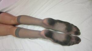 long toes stockings - I Love Long Toes - Hania's dirty feet