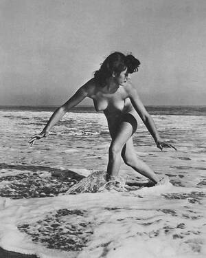 black and white pictures of people on the beach nude - Nude on the Beach Circa 1950s Black & White Multiple Sizes - Etsy Canada