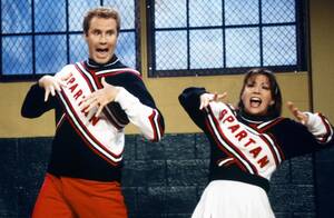 Cheri Oteri Cheerleader Blowjob - 1997: Will Ferrell and Cheri Oteri