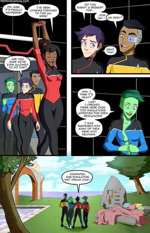 naked cartoon star trek - Lower Decks - Orgy Simulation comic porn | HD Porn Comics