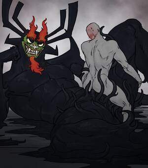 Aku Samurai Jack Gay Porn - Rule 34 - 2021 2boys abs aku aku (samurai jack) anal anon anus ass bara big  dom small sub blue skin blush butt caressing head demon demon boy demon  male dominant male