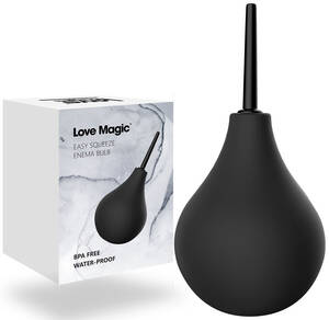 Douche Bulb Porn - 210ml Reusable Anal Douche Large Silicone Rubber Enema Bulb For Anal Clean  â€“ Pleasures Galore