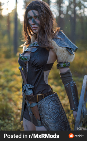 Aela The Huntress Porn Play - Happy birthday Aela the Huntress. Credit in comments : r/skyrim