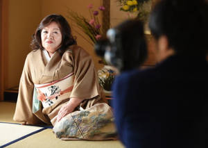 61 Year Old Porn Star - ... tatami mat floor, 61-year-old Yasue Tomita looks as if she might be  about to perform a Japanese tea ceremony â€“ instead she's debuting as a porn  actress.