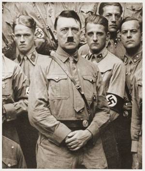 Nazi S&m Porn - Adolf Hitler poses with a group of Nazis soon after his appointment as  Chancellor.