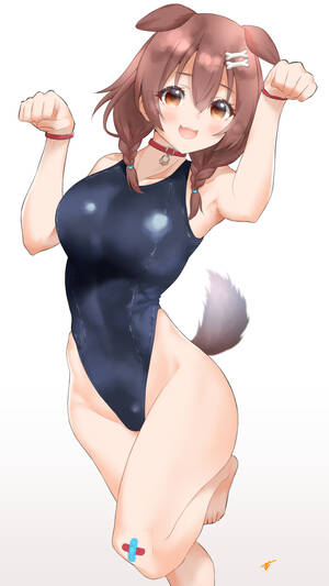 Cartoon Female Porn Solo - Rule 34 - 1girls animal ears ayaoricarbon bent leg bracelet brown eyes  brown hair collar dog ears dog girl dog tail female female only hairclip  hazel eyes hololive inugami korone kemonomimi looking