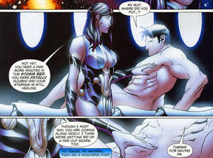 Dc Comics Silver Banshee Porn - Vespa331 has sent us these great scans from Superman/Batman #40. A naked  Batman recuperates in a stasis bed. In this issue he and Bekka, Orion's  wife, ...