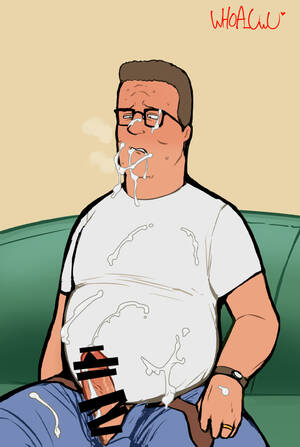 new king of the hill hentai - Rule 34 - Bara Blush Breath Brown Hair Chubby Cum Cum All Over Cum On Body  Cum On Face Cum On Glasses Cum Shot Embarrassed Gay Glasses Hank Hill Jeans  King Of