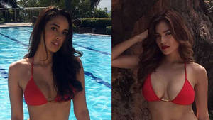 Alyas Film - Andrea Torres And Megan Young Look Red Hot In Matching Bikinis For 'Alyas  Robin Hood'