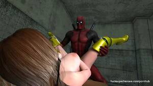 Deadpool Porn Rogue - Deadpool fucks Rogue's pussy and cumshots her - Hentai City