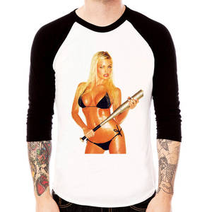 Caughten Sold Porn - Bikini Sexy Porn Star New Men's 3/4 Sleeve Raglan T-shirts Man Cotton