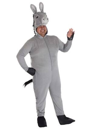 Donkey Costume Porn - Adult Plus Size Donkey Costume