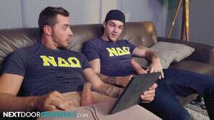 frat handjob - Frat Boys Exchange Handjobs: \