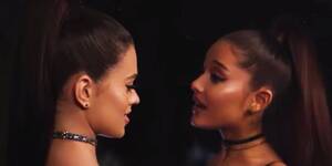 ariana grande fully naked lesbian - Ariana Romances Her Twin in New Music Video