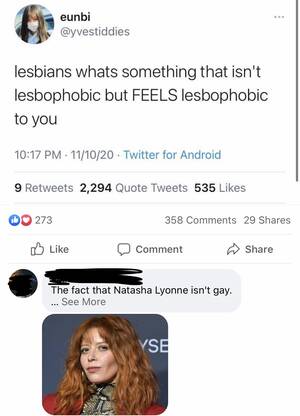 Anna Tatu - This comment is too real : r/actuallesbians