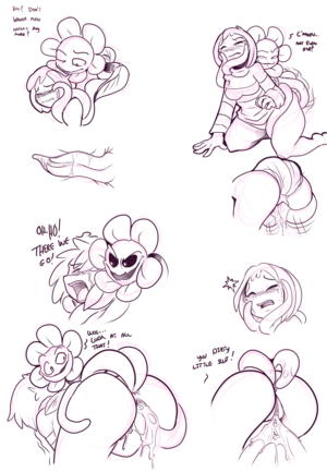 Flowey Undertale - Undertale Sex Frisk and Flowey (43 photos) - porn