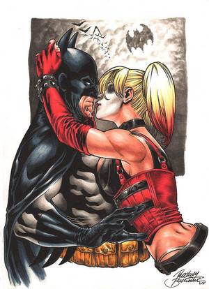 Harley Quinn And Batman Kiss Porn - Batman and Harley Quinn by Rodney Buchemi Finally Batman mite get the  chance to get Harley Quinn away from Joker