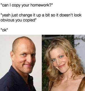 Anna Gunn Pornstar - Woody Harrelson and Anna Gunn. : r/memes