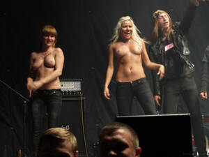 naked concert babes - Russian topless girls at the rock concert â€” Russian Sexy Girls