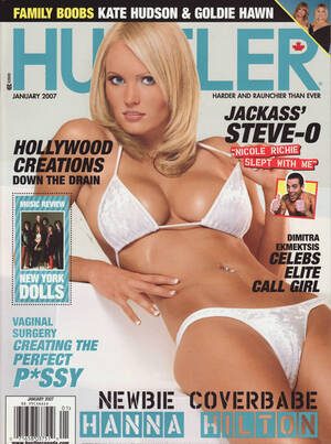 Kate Hudson Xxx Porn - Hustler Canada January 2007, hustler canada 2007 back issues holl