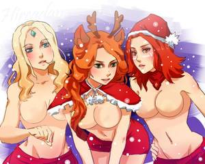 Dota 2 Windrunner Sexy - 1007265 - Christmas DOTA 2 Lina Rylai the Crystal Maiden windranger - Dota 2  Hentai